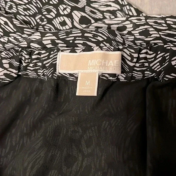 MICHAEL KORS NWOT Animal Print Ruffled Skirt, Size M - Picture 5 of 13
